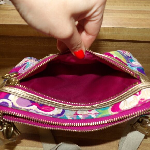 Fun Coach Bag, Authentic Poppy 1941 Collection Bag, Bright multi-colored - Picture 6 of 15